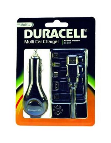 CARGADOR UNIVERSAL DURACELL MULTI CAR CONSOLAS
