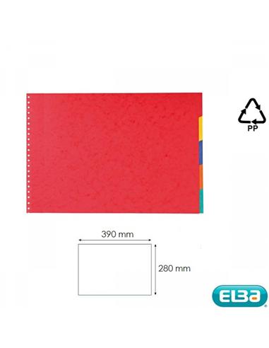 SEPARADOR ELBA PP 380x11 5 COLORES
