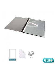 FUNDA EXTRAIBLE ELBA A4 10uds TRANSPARENTE