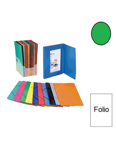 CARPETA PLASTICO GOMILLAS CARCHIVO 2033KS TF VERDE