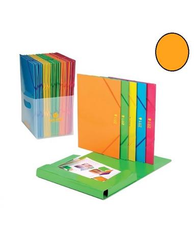 CARPETA CARTON GOMILLA CARCHIVO LUZ T.F. NARANJA