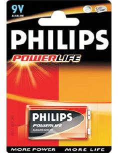 PILA PHILIPS ALCALINA 9 V. POWER ALKALINE