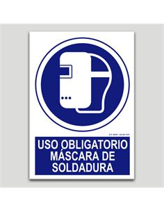 CARTEL SEÑALIZACION MASC. SOLDAR PVC 297x210mm