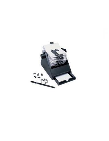 FICHERO ROTATIVO FICHAS + ACCESORIOS NEGRO