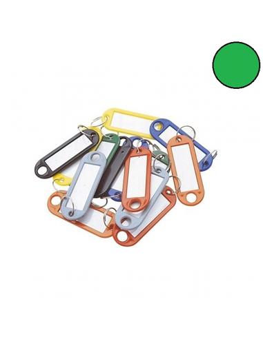 LLAVERO Q-CONNECT PLASTICO VERDE