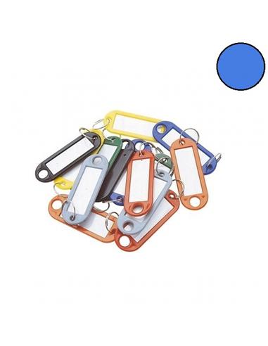 LLAVERO Q-CONNECT PLASTICO AZUL