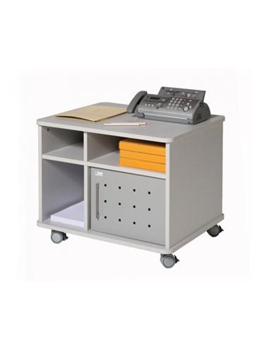 MESA ROCADA FOTOCOPIADORA 75X60X60 MOVIL GRIS