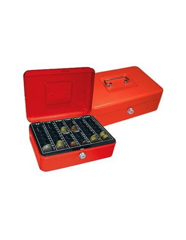 CAJA CAUDALES Q-CONNECT CON LLAVE 10" 250x180x90mm