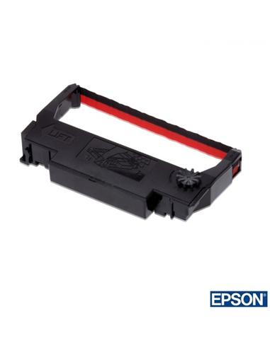 CINTA REGISTRADORA EPSON ERC 38 B/R NEGRO/ROJO