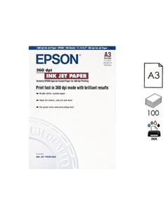 PAPEL EPSON BRIGHT WHITE INK A3 360DPI 100H