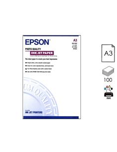 PAPEL EPSON BRIGHT WHITE INK A3 720/1400DPI 100H