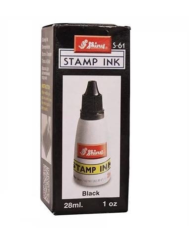 TINTA TAMPON SHINY S61 28 ML NEGRA