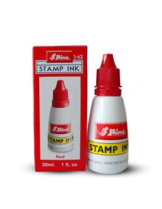 TINTA TAMPON SHINY S62 28 ML ROJA