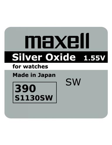PILA MAXELL BOTON MICRO SILVER OXIDE 1.55V Nº390