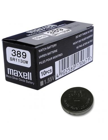 PILA MAXELL BOTON SILVER OXIDE 1.55V Nº389