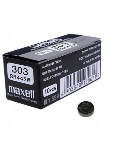 PILA MAXELL BOTON MICRO SILVER OXIDE 1.55V Nº303