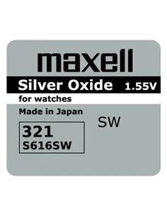 PILA MAXELL BOTON SILVER OXIDE 1.55V Nº321