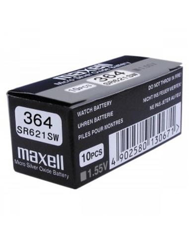 PILA MAXELL BOTON SILVER OXIDE 1.55V Nº364