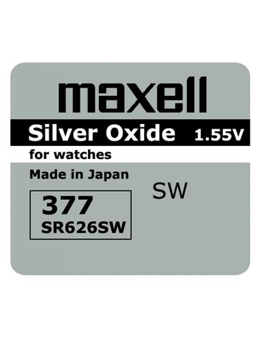 PILA MAXELL BOTON SILVER OXIDE 1.55V Nº377