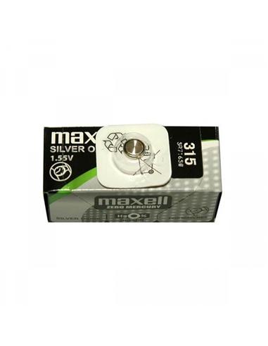 PILA MAXELL BOTON SILVER OXIDE 1.55V Nº315