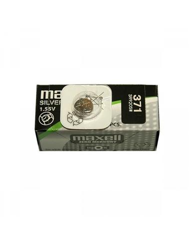 PILA MAXELL BOTON SILVER OXIDE 1.55V Nº371