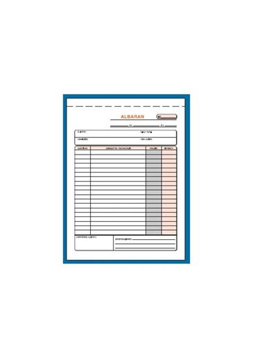 TALONARIO ALBARAN T.FOLIO TRIPLICADO